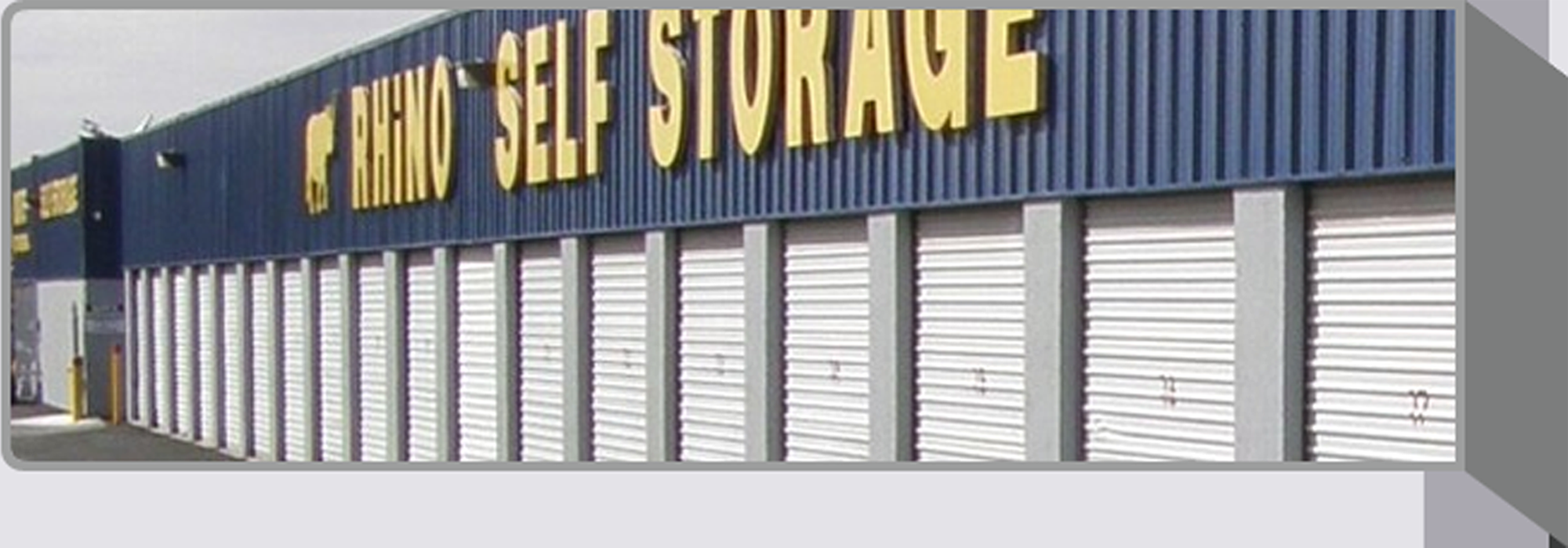 Front Area of Rhino Self Storage